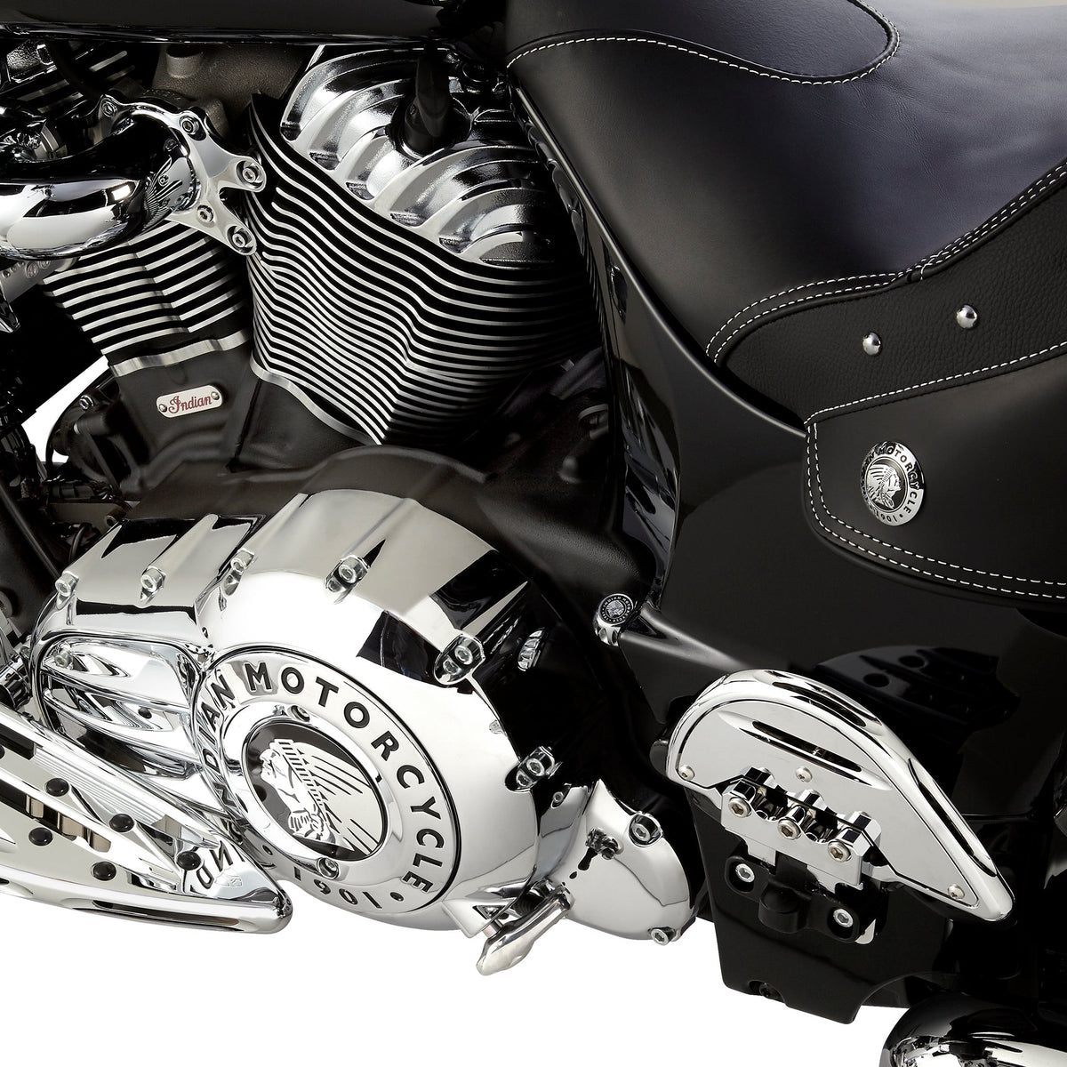 Deep Cut Passenger Floorboards, Chrome — Thunderstroke Models