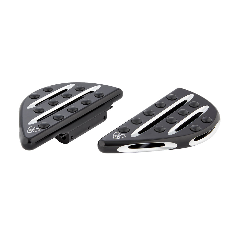 Deep Cut Passenger Floorboards, Black — Thunderstroke Models