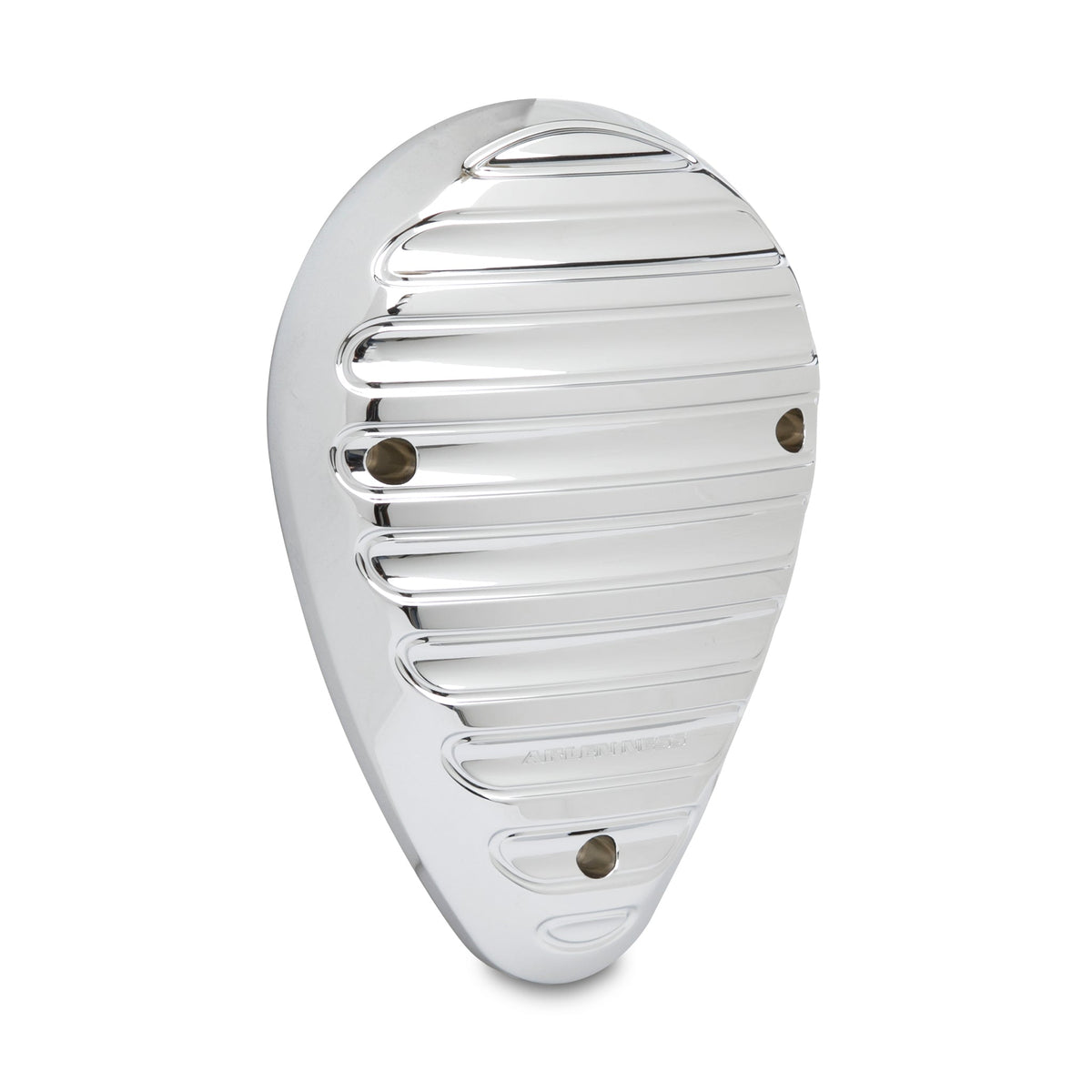 Finned Horn Cover for Thunderstroke Engines, Chrome