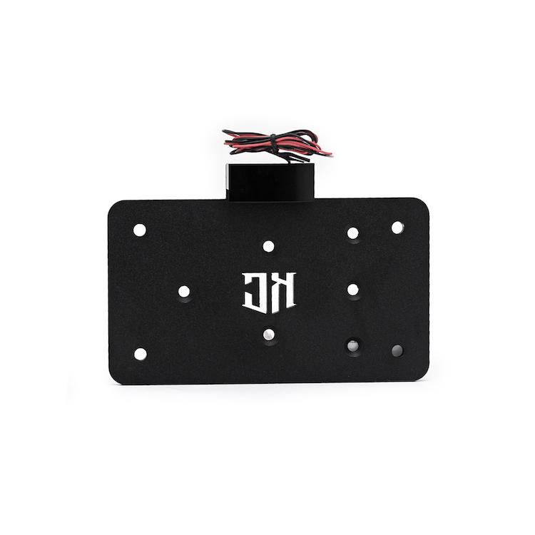 License Plate Holder with Lightning All Countries — Scout/Chief