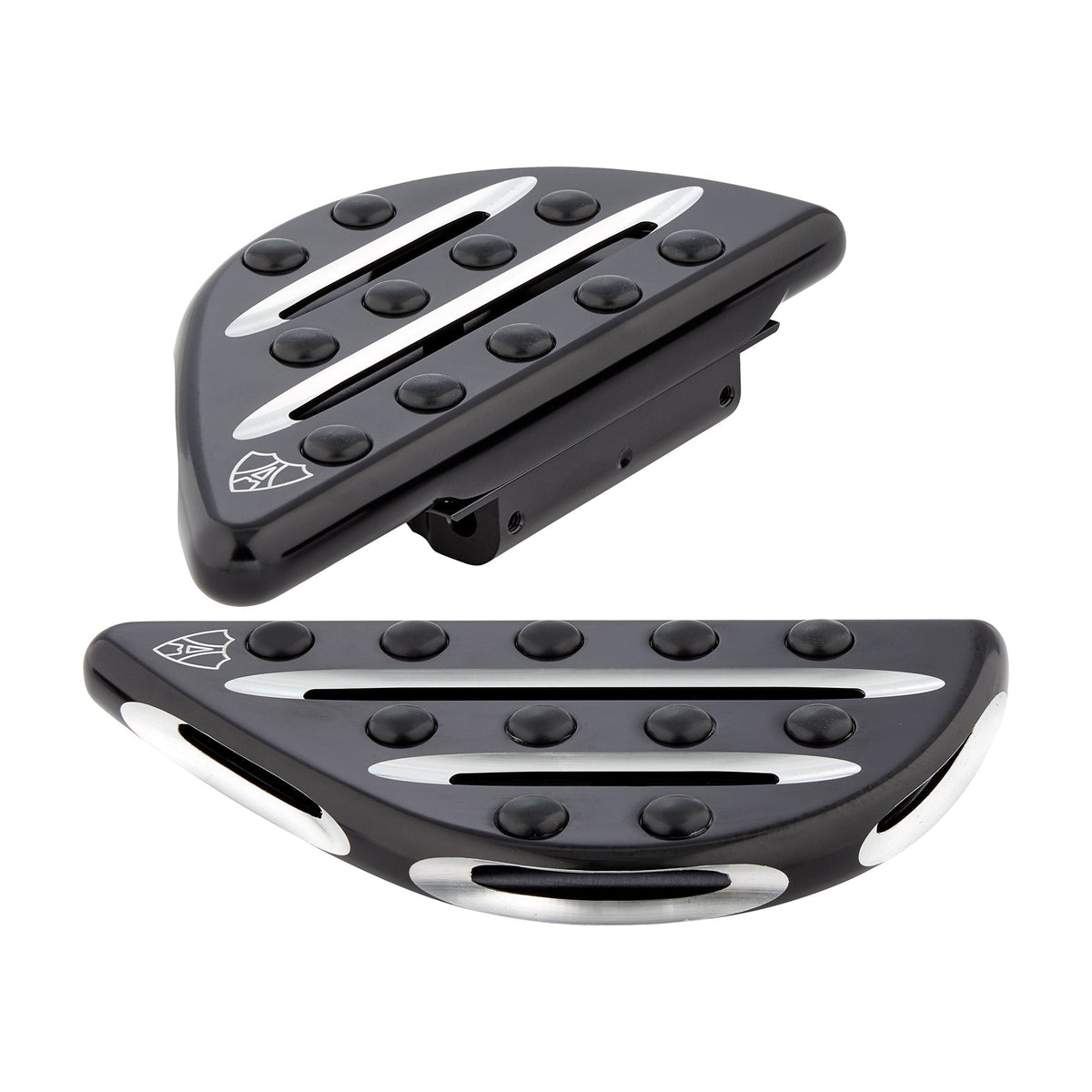 Deep Cut Passenger Floorboards, Black — Thunderstroke Models