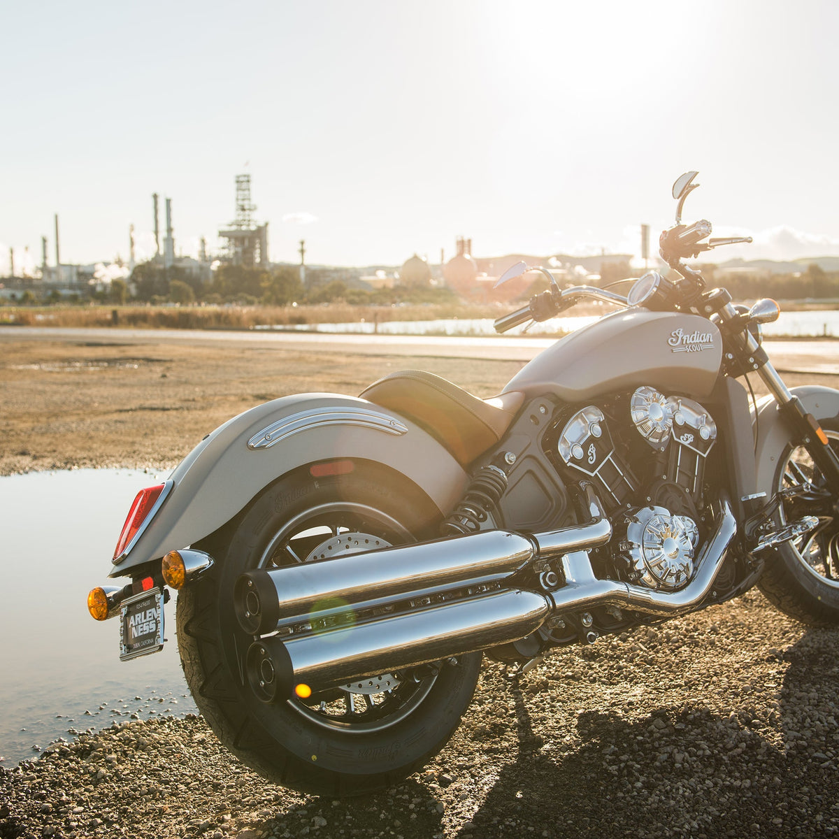 10-Gauge Fender Rails for Scout, Chrome — FTR