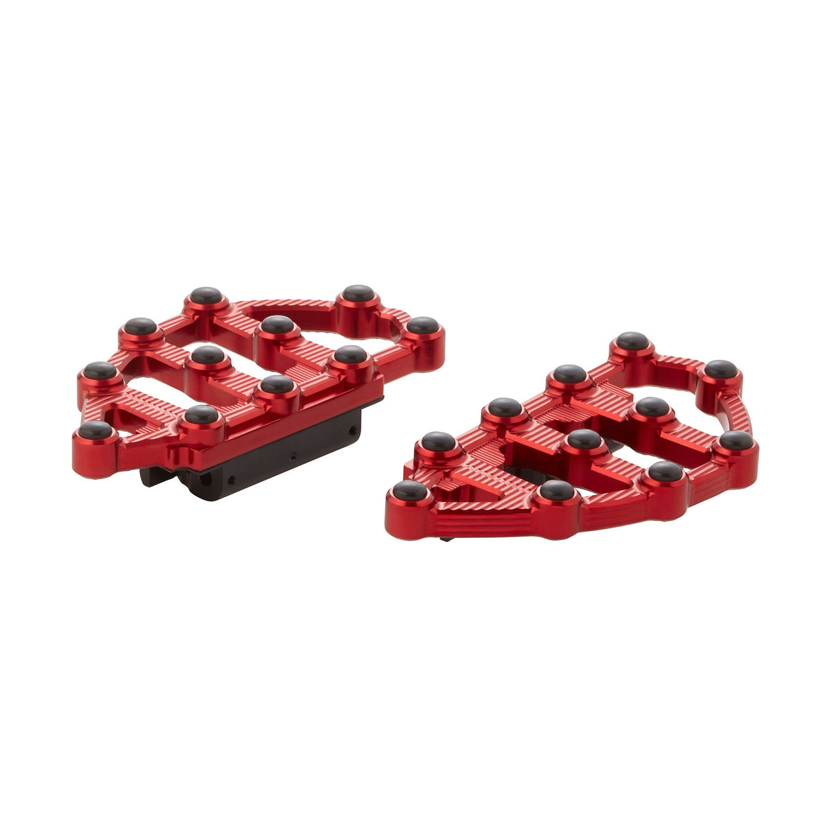 Ness-MX Passenger Floorboards, Red — Thunderstroke Models