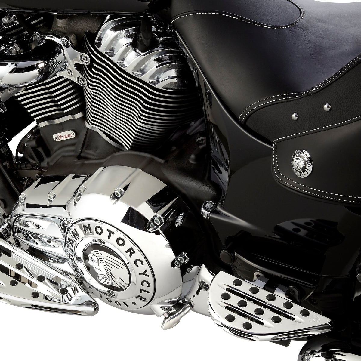 Deep Cut Passenger Floorboards, Chrome — Thunderstroke Models