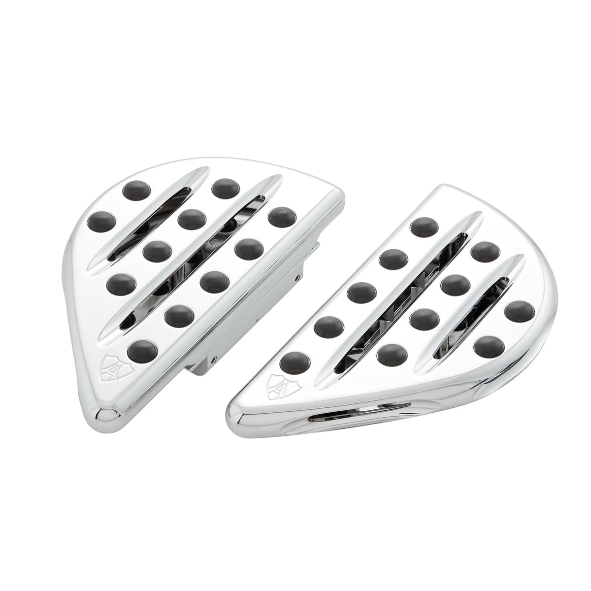 Deep Cut Passenger Floorboards, Chrome — Thunderstroke Models
