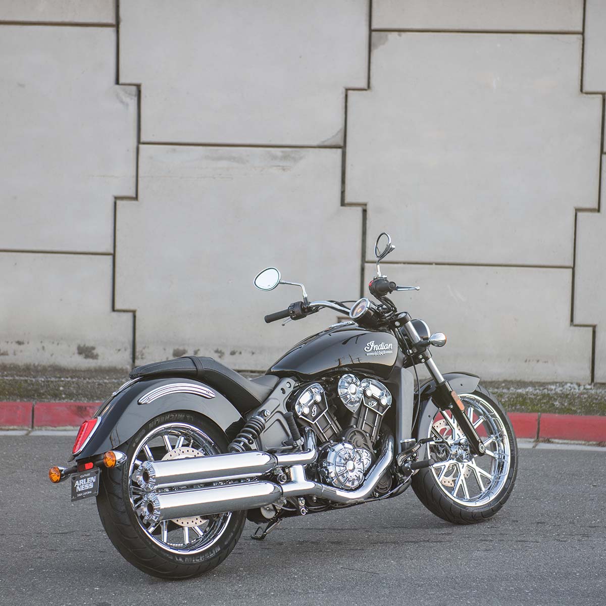 10-Gauge Exhaust Tips for Scout, Chrome